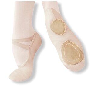 Girl's Cream Ballet Shoes